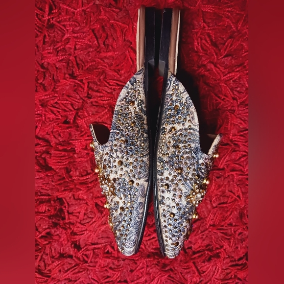 Atalina Slip on Rhinestone Sequin Flats Shoes Women's Size 8 (true size 6-7) - Picture 4 of 10